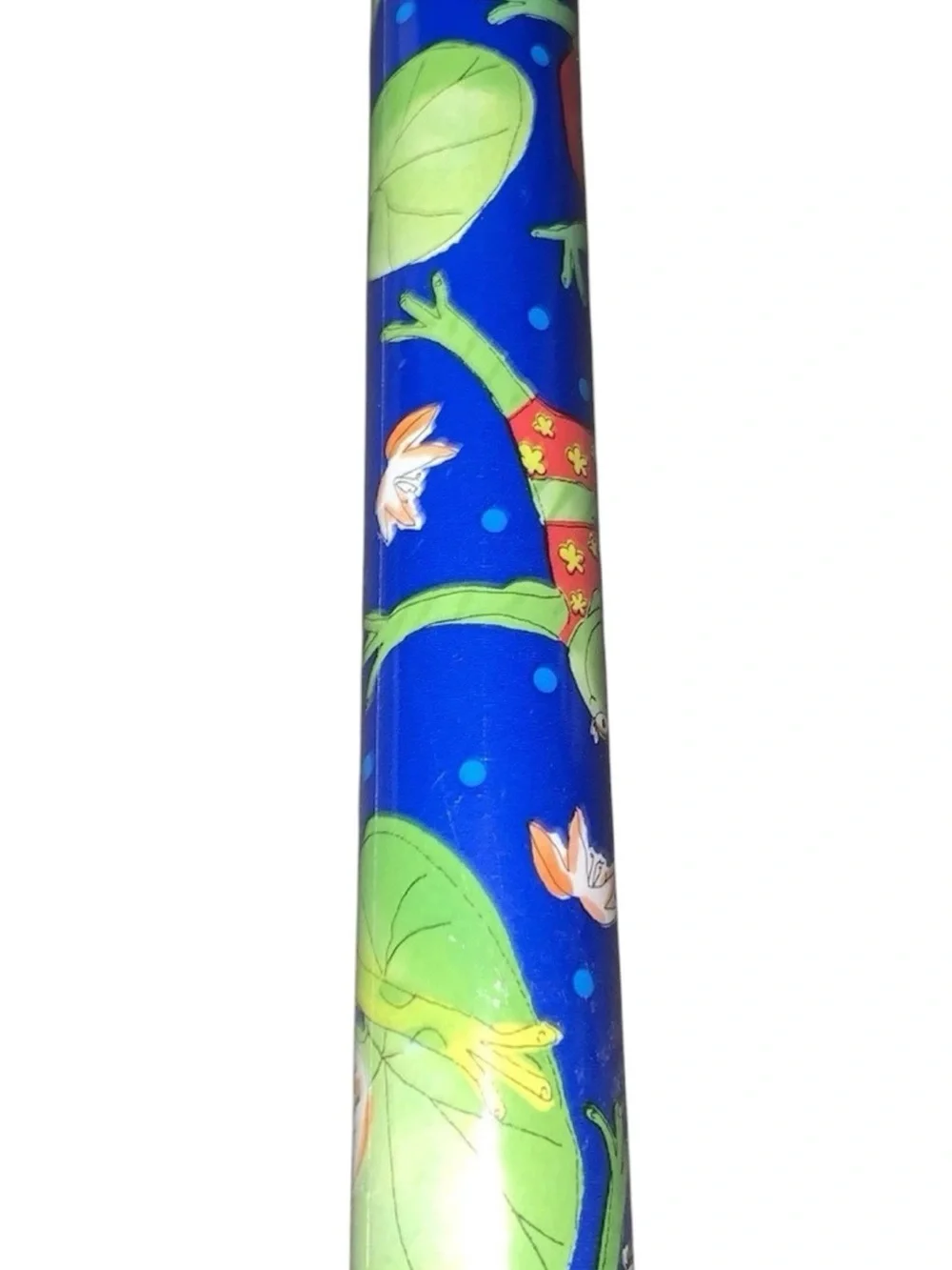 Innisbrook Wraps Hip Hop Frog Reversible Gift Wrap 36 Sq Ft Blue/Grn Retired NWT